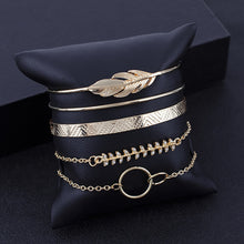 Load image into Gallery viewer, Royal Women Gold bracelet Set for Women Punk