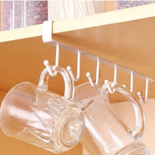 Load image into Gallery viewer, Iron 6 Hooks Cup Holder Hanging