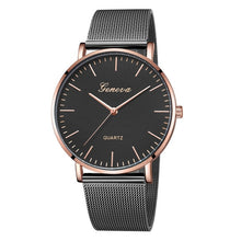 Load image into Gallery viewer, Modern Black Watch Men Women Mesh Stainless Steel for Gifts