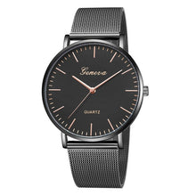 Load image into Gallery viewer, Modern Black Watch Men Women Mesh Stainless Steel for Gifts
