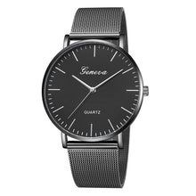 Load image into Gallery viewer, Modern Black Watch Men Women Mesh Stainless Steel for Gifts