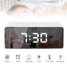 Load image into Gallery viewer, electronic LED Mirror Alarm [Wake Up clock]
