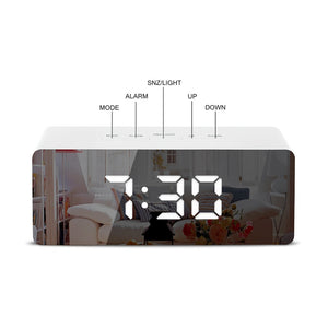 electronic LED Mirror Alarm [Wake Up clock]