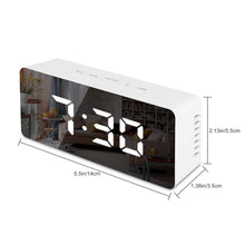 Load image into Gallery viewer, electronic LED Mirror Alarm [Wake Up clock]
