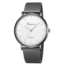 Load image into Gallery viewer, Modern Black Watch Men Women Mesh Stainless Steel for Gifts
