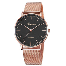 Load image into Gallery viewer, Modern Black Watch Men Women Mesh Stainless Steel for Gifts
