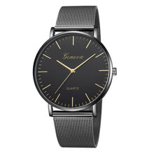 Load image into Gallery viewer, Modern Black Watch Men Women Mesh Stainless Steel for Gifts
