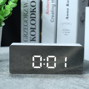 electronic LED Mirror Alarm [Wake Up clock]