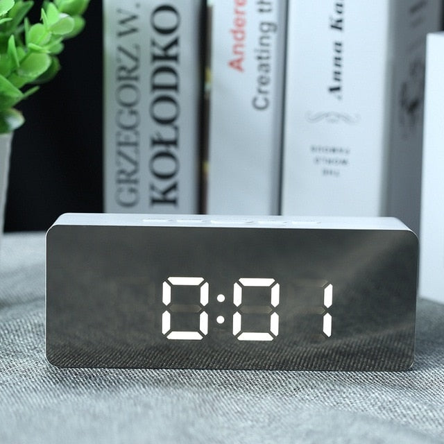 electronic LED Mirror Alarm [Wake Up clock]