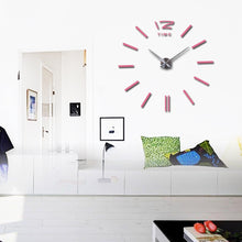 Load image into Gallery viewer, modern 3D clocks acrylic mirror stickers Living Room [free shipping]
