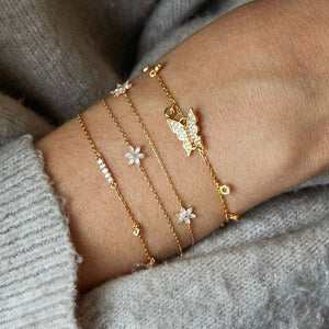 Royal Women Gold bracelet Set for Women Punk